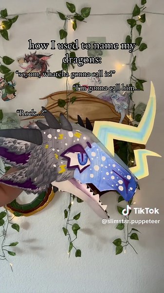 The Basic Name of My Dragon Puppet: Rock