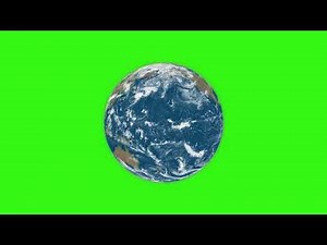 FREE 4K Earth Rotating / Globe Spinning Animation | Green Screen | Chroma Key