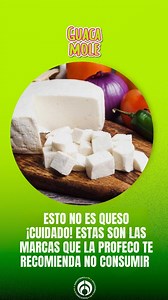1.6M views · 17K reactions | ¡Que no te vean la cara! La Profeco ya habló y reveló cuáles son los quesos de que plano NO te recomienda consumir. ❌ | Radio Fórmula | Facebook