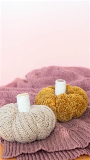 Party Games, Party Ideas & Party Food | Britni Vigil on Instagram: "SWEATER PUMPKINS 😍🎃 I may just make an entire pumpkin patch full! Comment sweater pumpkin to get a DM with a link to the full written tutorial or it’s up on my site now! Or just go to https://www.playpartyplan.com/sweater-pumpkins/ #fallcrafts #fallfun #pumpkincrafts #craftideas #easycrafts #falldecorations #falldecorating"