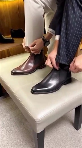 Black Leather Chelsea Boots sleek, refined finish, while Brown warmth, character, and versatility.