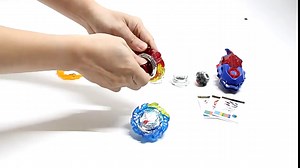 Battling Tops Burst Ultimate Fusion DX B-203 Gyro Toys Set for Kids with B184 L/R Two-Way Launcher (B-203)