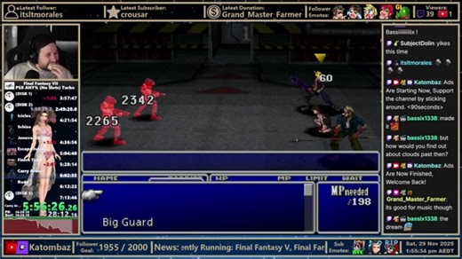 Speedrun - Final Fantasy VII Any% (No Slots) PSX // Now Streaming Full Time //