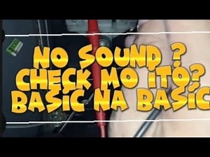 JVC CRT TV no sound how to fix basic trouble shout