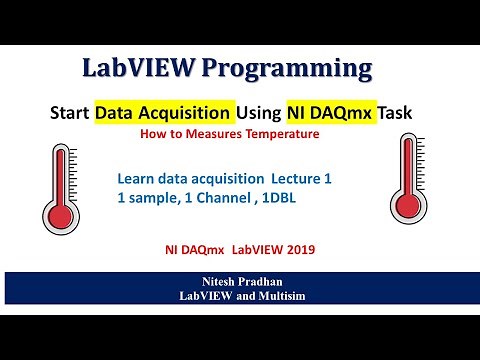 Data Acquisition | How to measures Temperature | NI DAQmx Task