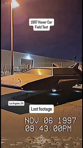 1997 VHS tape showing an unknown hover car — possibly connected to Ctrl Pop’s early experiments | CtrlPop