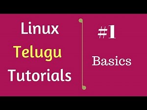 #1 linux basics Telugu Tutorials
