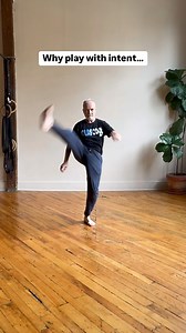 Intention makes a difference. Think about smiling, for example. I can smile to express appreciation or sympathy or glee. I can smile to be welcoming and kind or snide and mean. I can flirt with a smile. I can soothe with a smile. Each of these smiles engages the muscles of my face and my eyes just a little differently. I can apply the same principles to movement. What you see here began with a more martial intent. But the music was good and I wanted to express something different. The desire to 