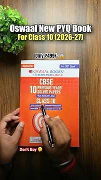 Best PYQ Book for Class 10 2026-27 🔥 | CBSE Boards 2027 Best Book?