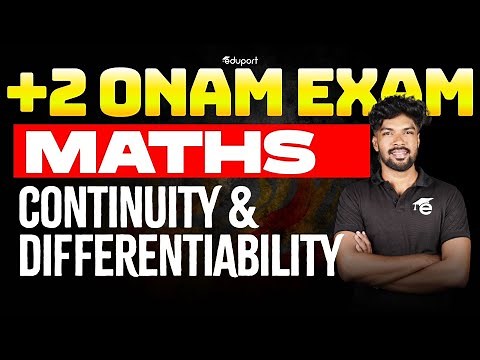 Plus Two Maths Continuity and Differentiability Chapter 5 | Eduport Plus Two