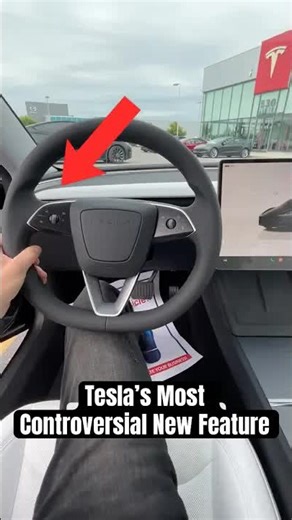 Tesla Model 3 controversial turn signal stalk removal