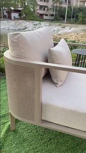 Outdoor Aluminium Sofa & Lounge Set MCS09 | Modern Customizable Patio Furniture
