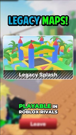 HOW To Play LEGACY MAPS In Roblox RIVALS!
