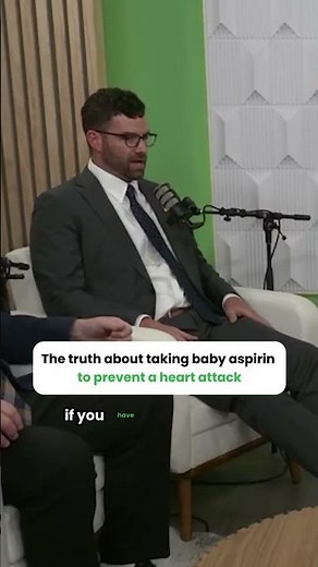Think taking baby aspirin can prevent a heart attack? #shorts