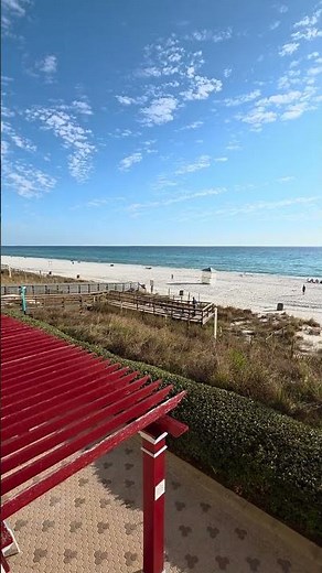 Majestic Beach Resort | 2nd Floor Balcony Views in February | Panama City Beach, Florida