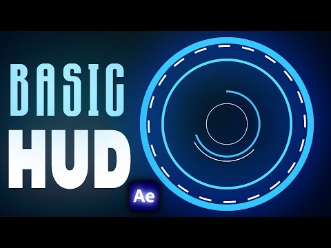 Create a Basic HUD in After Effects | Basic Tutorial | Zeekreate