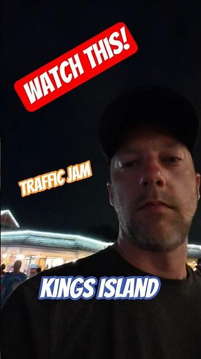 Kings Island Fireworks Crowd at Night — You Won’t Believe the Traffic (Six Flags) #travel