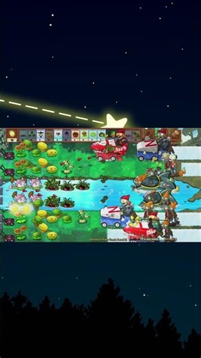 Plants vs Zombies | Adventure Mode Level 26 Classic – Pool Night Zombie Rush!#pvz #pvz2 #pvzmobile
