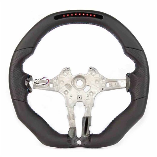 Vicrez Carbon Fiber M Performance Steering Wheel + LED -V2 vz105083 | BMW M3 F80 | Vicrez.com
