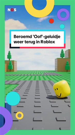 Het 'Oof'-geluidje keert terug in Roblox