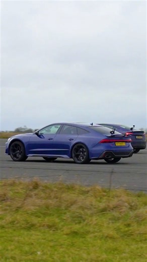 Audi RS7 vs NEW Tesla Model 3 Performance brake test! | carwow