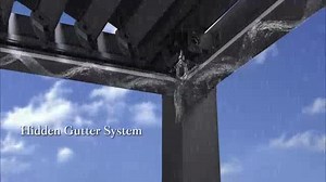 PURPLE LEAF 11.7 ft. x 28.1 ft. Gray Aluminum Outdoor Louvered Pergola with 4-Individual Adjustable Sunshade Roofs and LED Lights PPL04-KSDD-115275-PG1