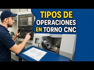 🌀 Operaciones Clave en el Torno CNC | ¡Aprende Fácil y Rápido!