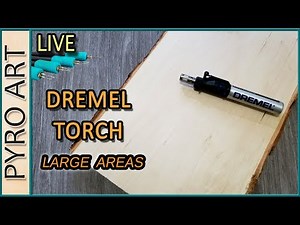 Pyrography: Live Wood Burning with a Dremel Torch... Pyro 101 for Beginners
