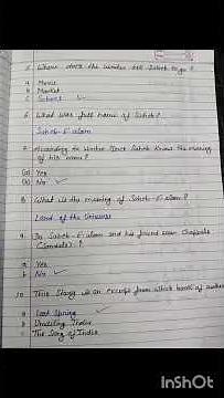 class 12 english chapter 2 lost spring summery with MCQ question 2025 2026