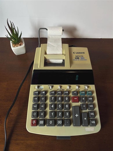 Canon MP27D Vintage Electric Calculator, Clock & Calendar, Works Perfect - Etsy