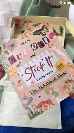 Unleash your inner storyteller. ✨The Botanical Muse Scrapbook Box turns every page, sticker, and detail into pure creative energy. ⚡ | Grabie | Facebook