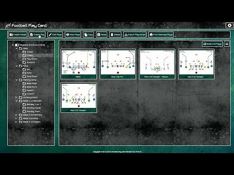 Football Play Card App Demo
