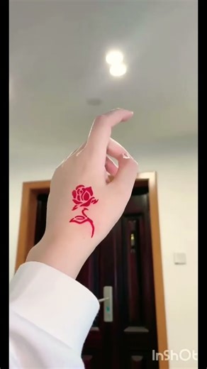 sticker tattoo on hand so cute 🥰🥰🥰 #trending #shortsfeed #viral