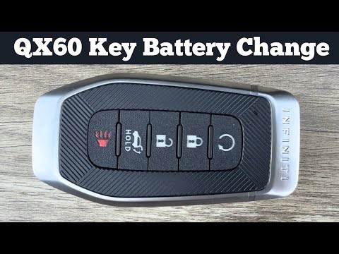 2025 - 2026 INFINITI QX60 Key Fob Battery Replacement - How To Change Replace Remote Batteries DIY