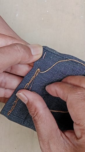 582K views · 1.3K reactions | Invisible hem sewing tutorial for men's pants #tips #sewing #fblifestyle #tutorial #reelsviral | Tips dan trik menjahit | Facebook