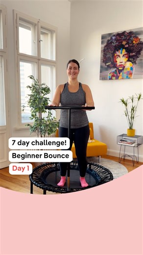 bellicon • Fitness Rebounder on Instagram: "🌟 Join us in day 1 of our 7 day beginner bounce challenge! 🌟 We are starting with a 5 minute basic bounce. Any exercise goal is achievable on the bellicon, let's build your confidence one day at a time. 💪⁣ ⁣ And remember, when starting rebounding, you don't want to bounce for more than 5 minutes at a time! ⁣ ⁣ #bellicon #belliconchallenge #7daychallenge #beginner #minitrampoline #day1"