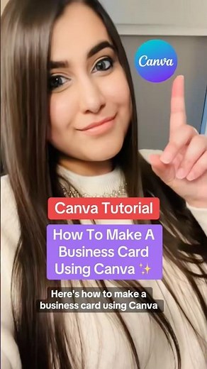 Canva Tutorial - How To Make A Business Card Using Canva!