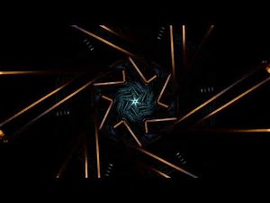 4K Endless Geometric Tunnel Hypnotic I Infinite loop Video