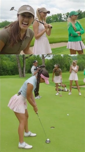 When the smack talk works #noobsplaygolf #golfcompetition #golf #golflife #golfdomgolf