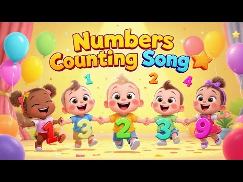 🎵 Numbers Counting Song 1-10 | Fun 3D Animated Counting for Kids 🔢
