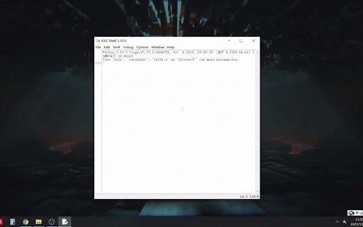 python 3.10 IDLE简单设置（界面颜色，显示行数）