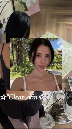 ✧ Clear and glowing skin✧ ☆° #subliminal #affirmations #clearskin