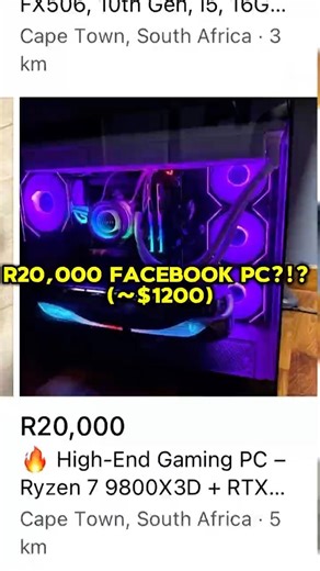 R20,000 (~$1200) Gaming PC: Scam or Supreme?
