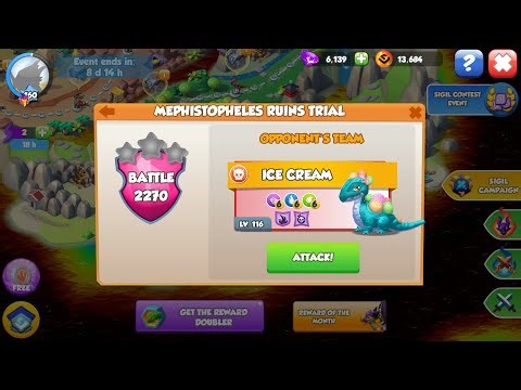 💗﻿Follow Dragon Mania Legends=BATTLE 2270=ICE CREAM