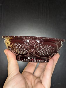 Vintage Collectible Avon 1876 Cape Cod Collection Ruby Red Glass Bowl - Etsy