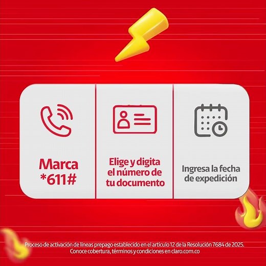 Registra tu SIM prepago Claro fácilmente.