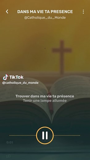 Trouver dans ma vie ta présence : Chant Catholique