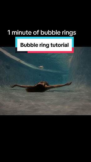 Learn how to do mermaid tricks now! Bubble rings are so fun! #mermaid #howto #tutorial #satisfyingvideo