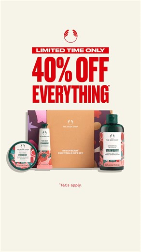 The sale you’ve been waiting for is here. Shop online now or in-store Boxing Day. Limited time only. T&Cs apply. | The Body Shop
