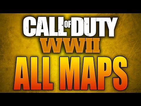 ALL MAPS in Call of Duty: WW2 (Multiplayer and War Mode)
